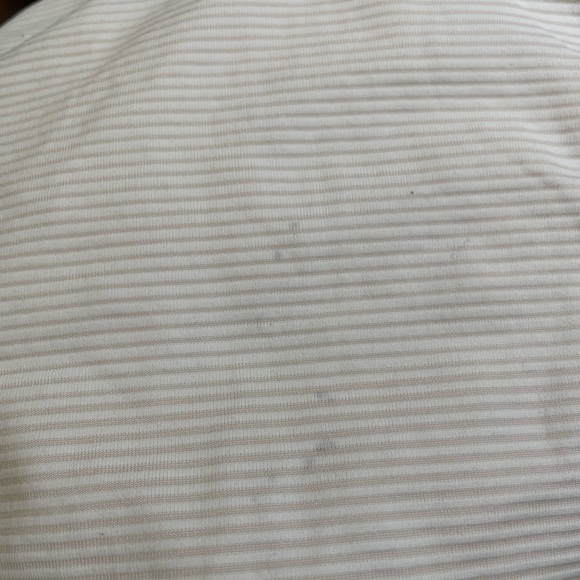 Ebb to Train *sun Lululemon Sports Bra size 8 white and pink high neck - Picture 12 of 14